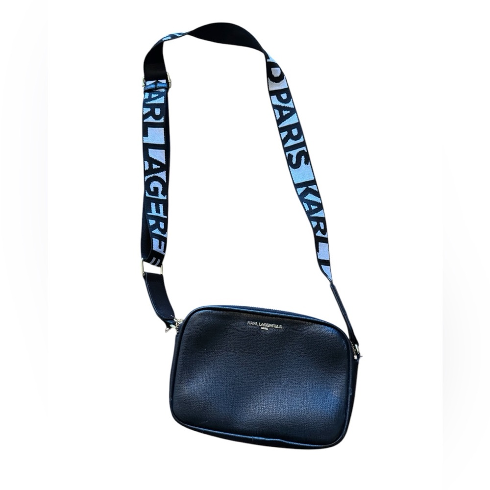 Karl Lagerfeld Black Crossbody Bag in like new condition